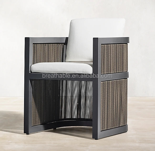 Modern 6-Seat Aluminium Dining Set Handcrafted Designer Outdoor Furniture Australia