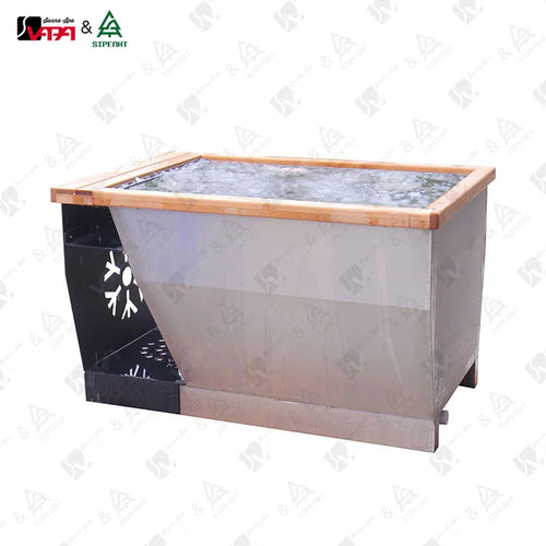 Bespoke Cold Plunge Sauna Tub Square Stainless Alfresco Outdoor Living Australia