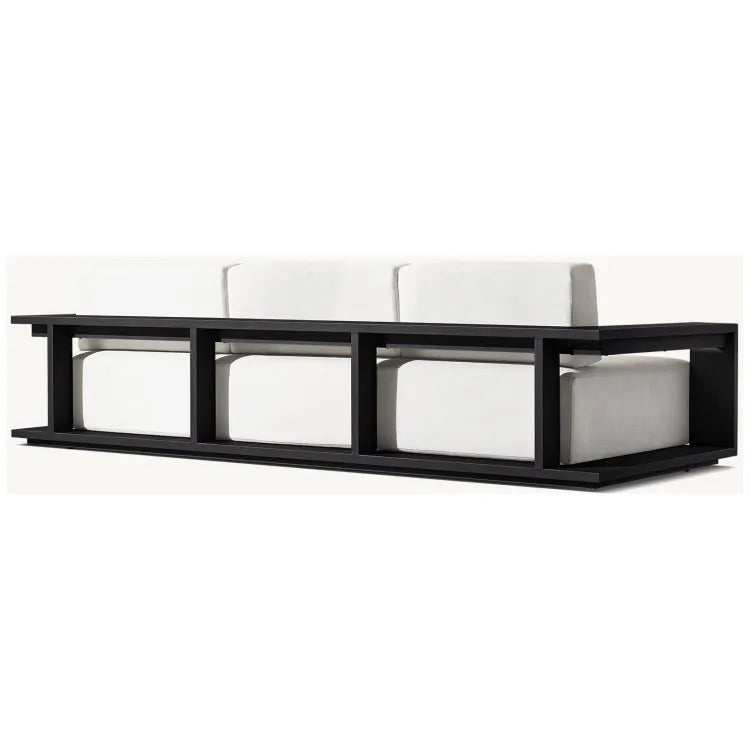 Custom Outdoor Sofa Set Low-slung Geometric Alfresco Outdoor Living Australia