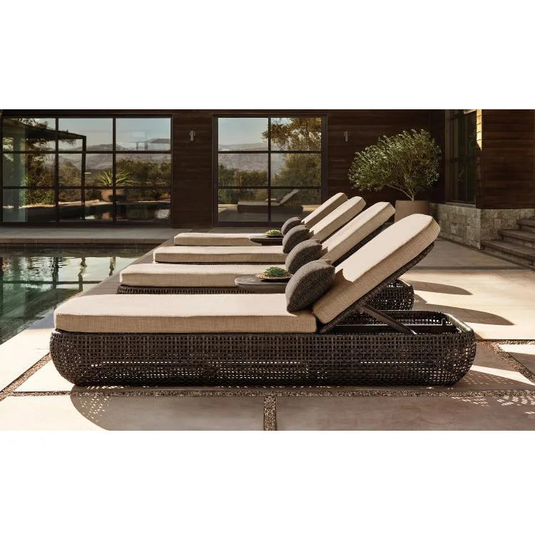 Custom Rattan Chaise Sun Lounger Contemporary Alfresco Outdoor Living Australia