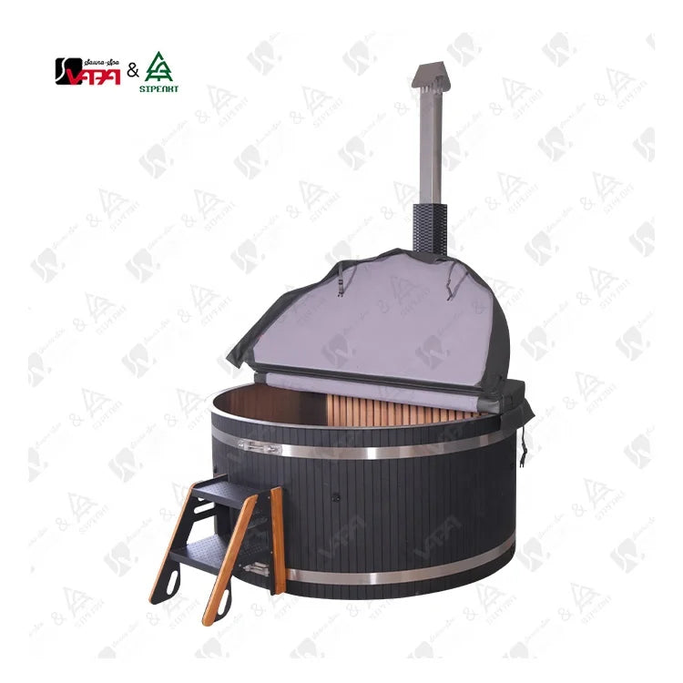 Custom Wood Burning Hot Tub Stainless Steel Alfresco Outdoor Living Australia