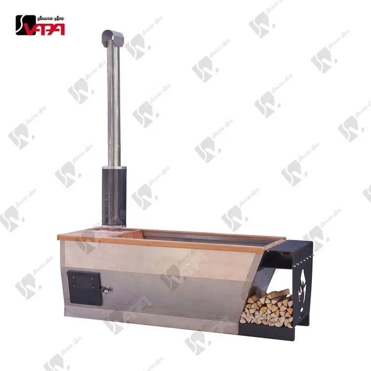 Custom Outdoor Hot Tub Modern Stainless Alfresco Outdoor Living Australia