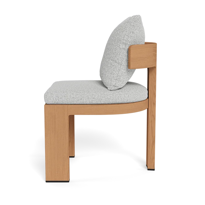 Designer Teak Dining Chair Modern Curved Alfresco Outdoor Living Australia