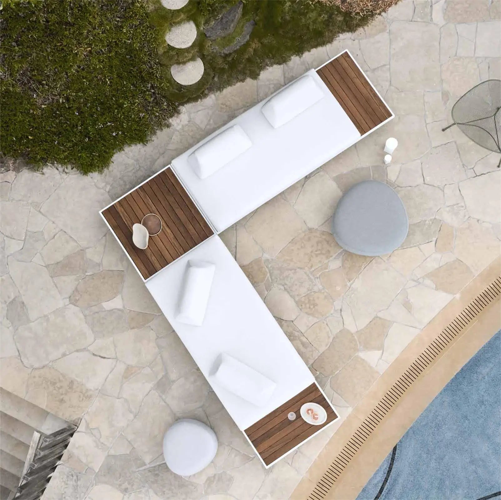 Modular Outdoor Corner Sofa L-Shape Luxury Alfresco Outdoor Living Australia