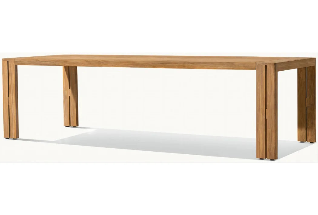Teak Garden Dining Set T-Back Modern Designer Alfresco Outdoor Living Australia