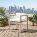 Teak Wood Dining Chair Modern Luxury Outdoor Furniture