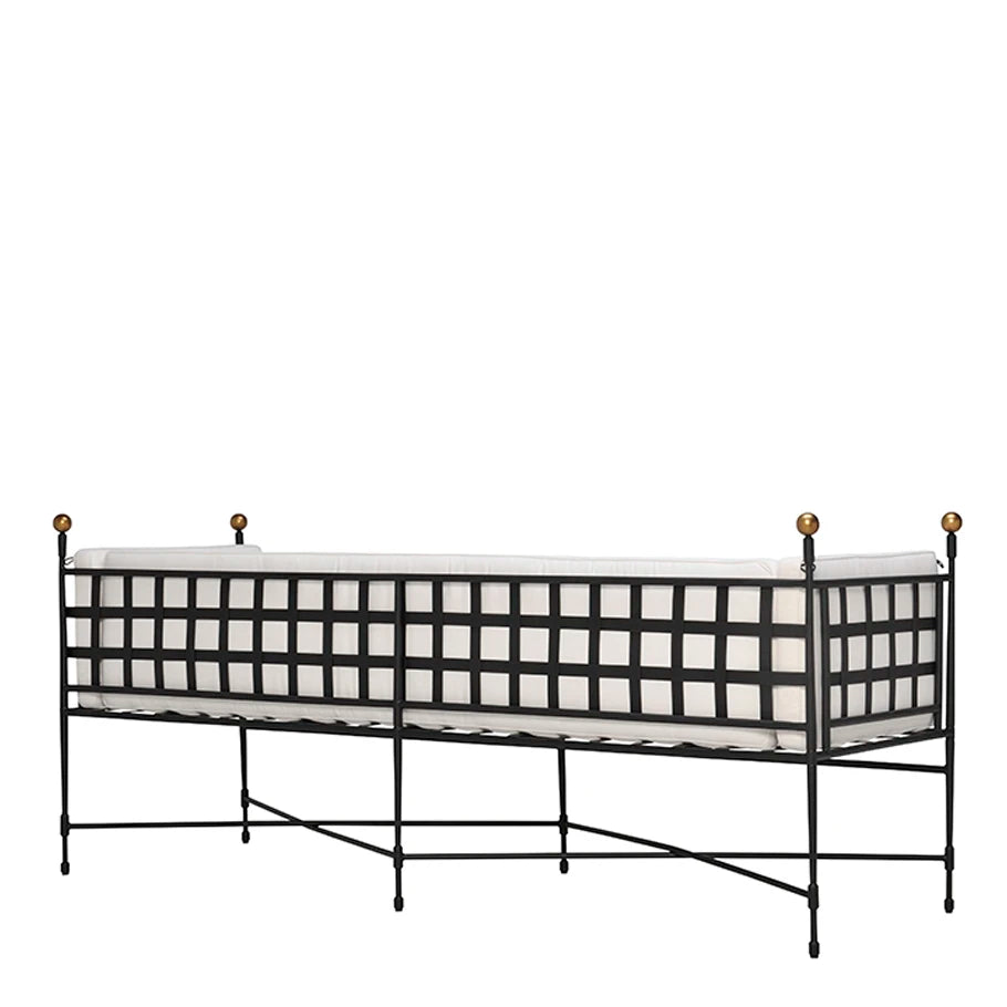 Designer Outdoor Sofa 3 Seater Modern Steel Alfresco Outdoor Living Australia