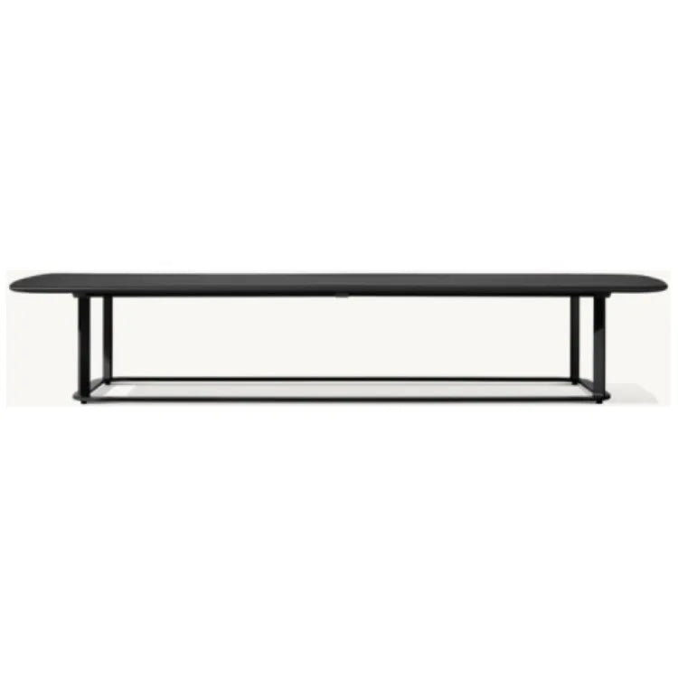 Custom Aluminum Patio Sofa Set Modern Minimalist Alfresco Outdoor Living