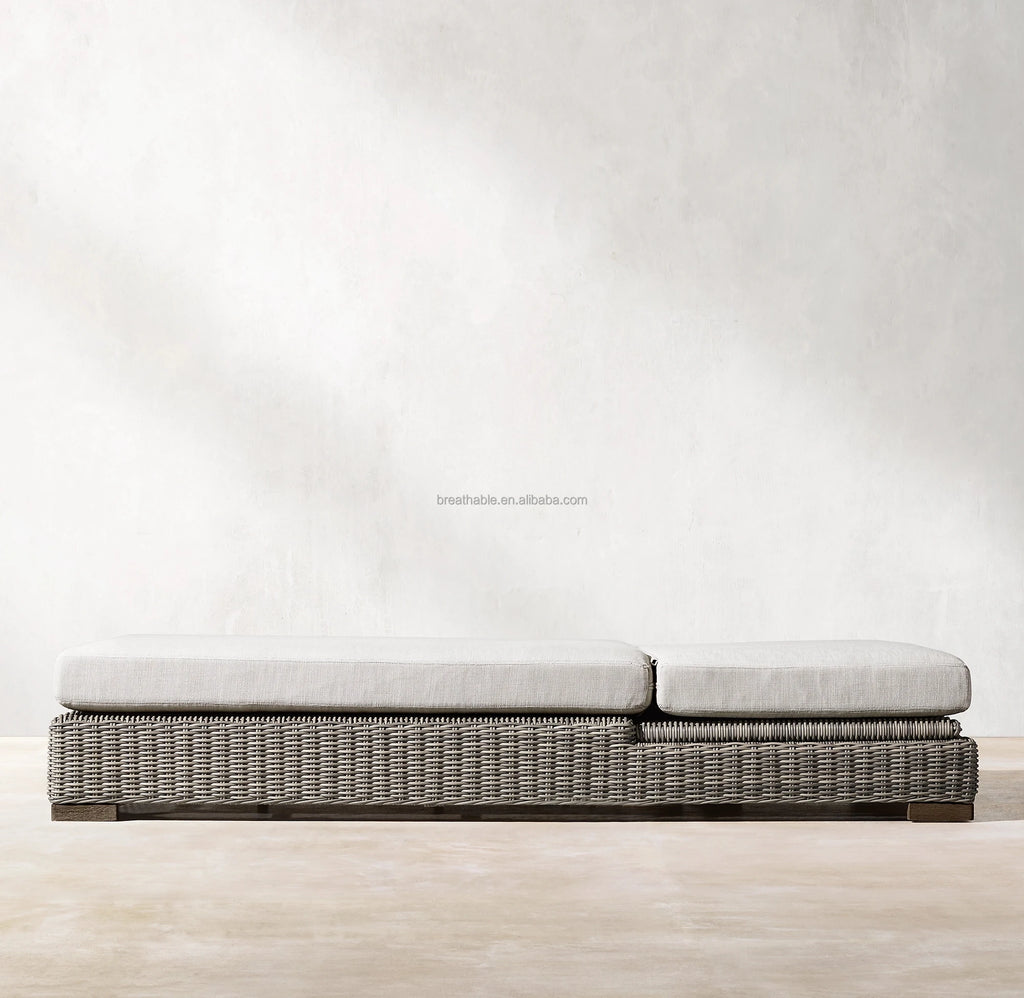 Custom Outdoor Sun Lounger Modern Rattan Alfresco Outdoor Living Australia