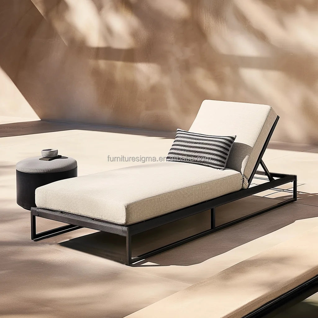 Aluminum Sun Lounge Chair Modern Contemporary Alfresco Outdoor Living Australia