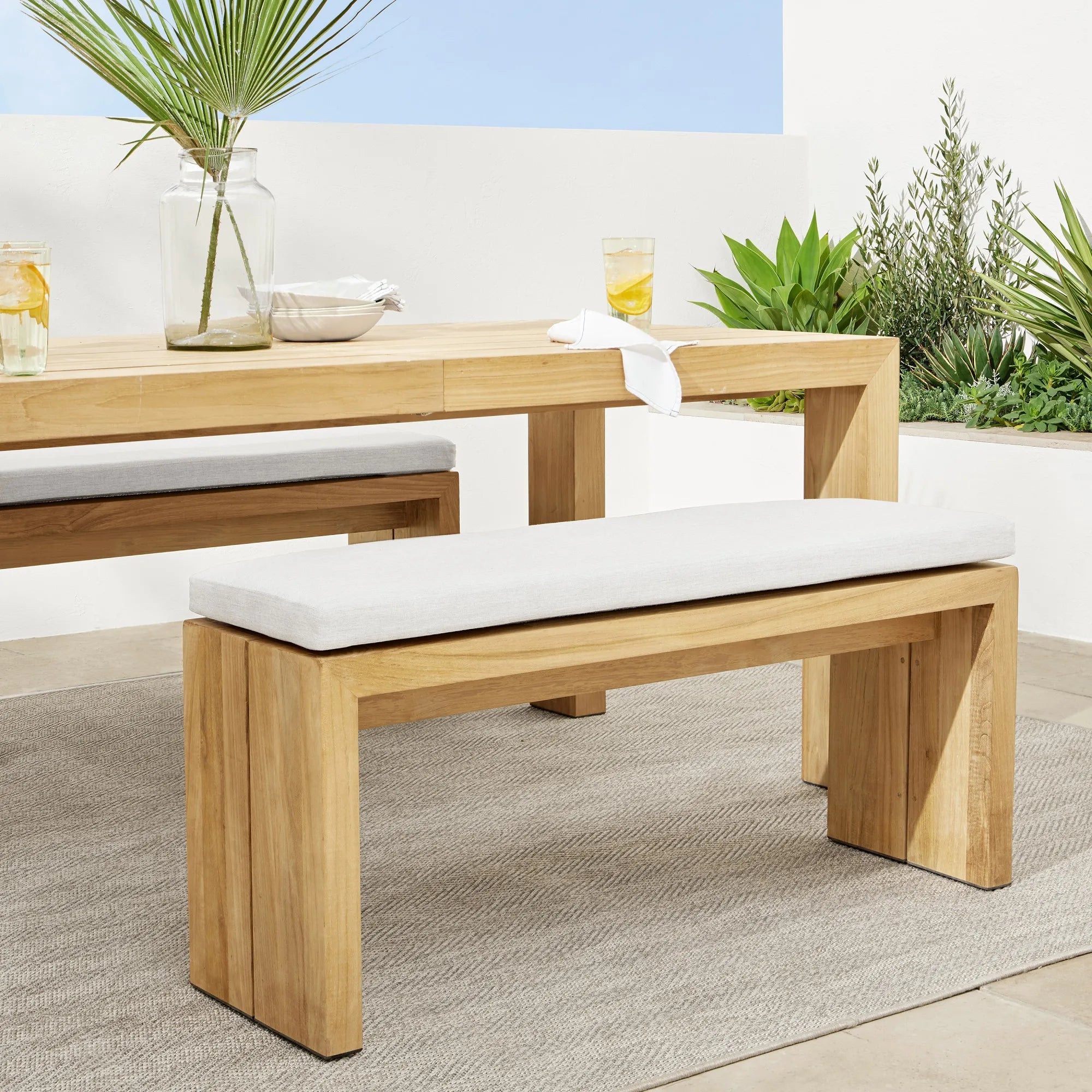Custom Teak Outdoor Dining Set Wide Alfresco Outdoor Living Australia