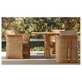 Custom Outdoor Furniture Teak Dining Set Modern Alfresco Outdoor Living Australia