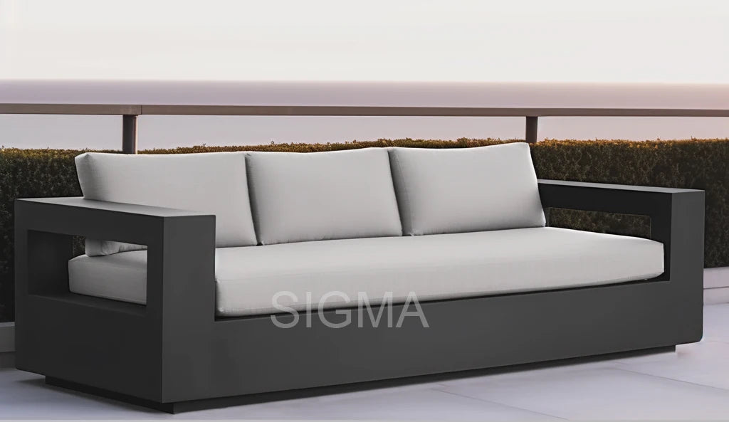 Designer Aluminum 6 Piece Dining Set Alfresco Outdoor Living Australia