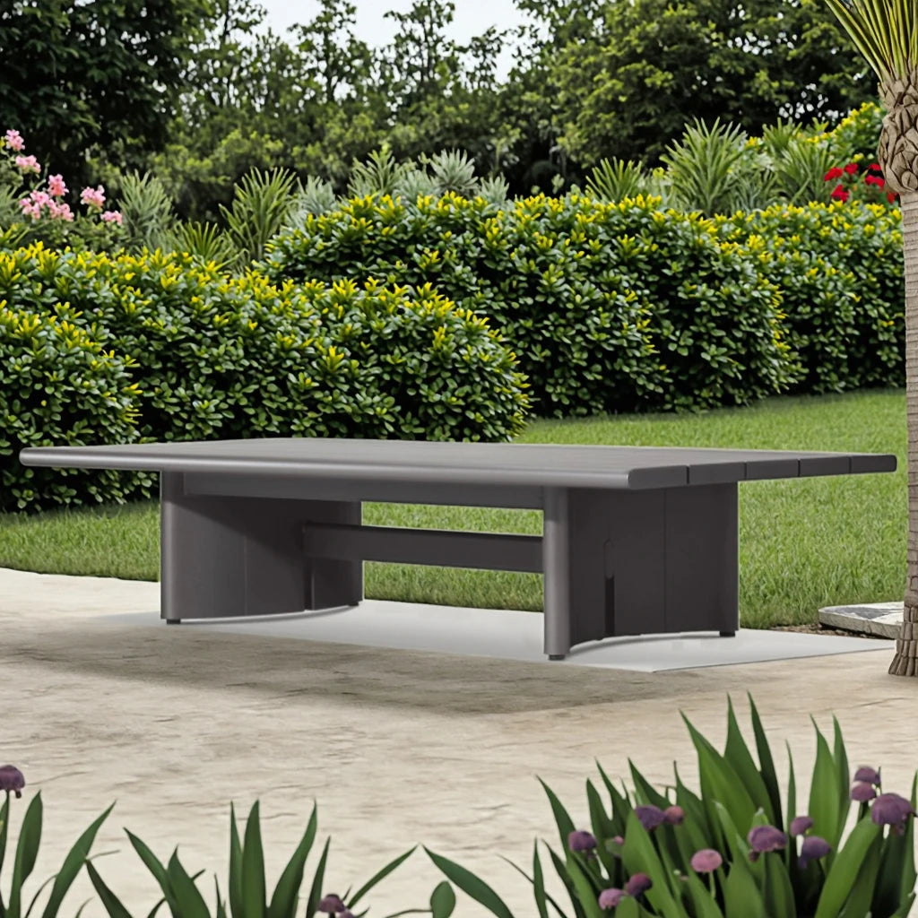 Custom Outdoor Coffee Table Sculptural Aluminum Alfresco Outdoor Living Australia