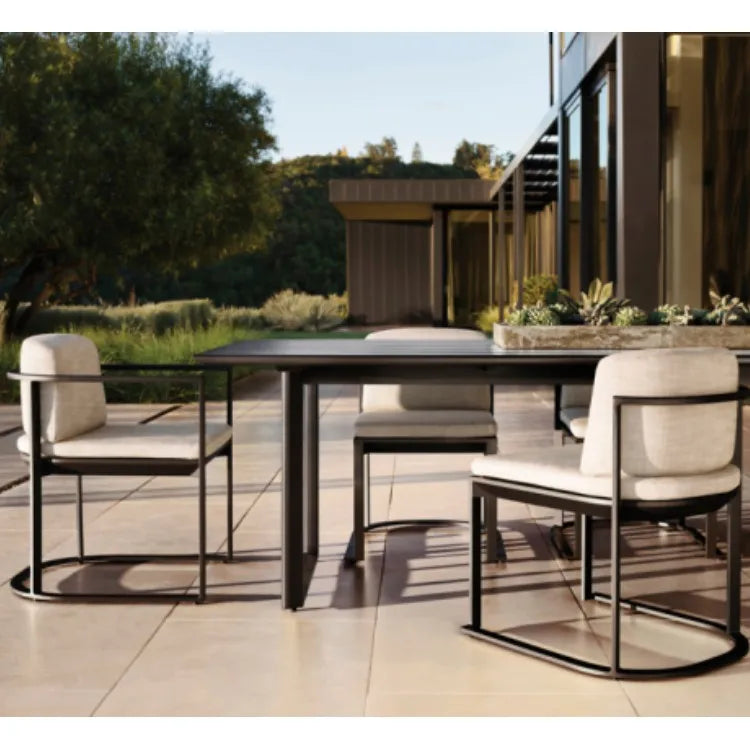 Custom 8-Seat Outdoor Dining Set Contemporary Aluminium Alfresco Outdoor Living Australia