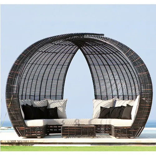 Bird Nest Rattan Daybed Designer Outdoor Furniture Alfresco Outdoor Living Australia