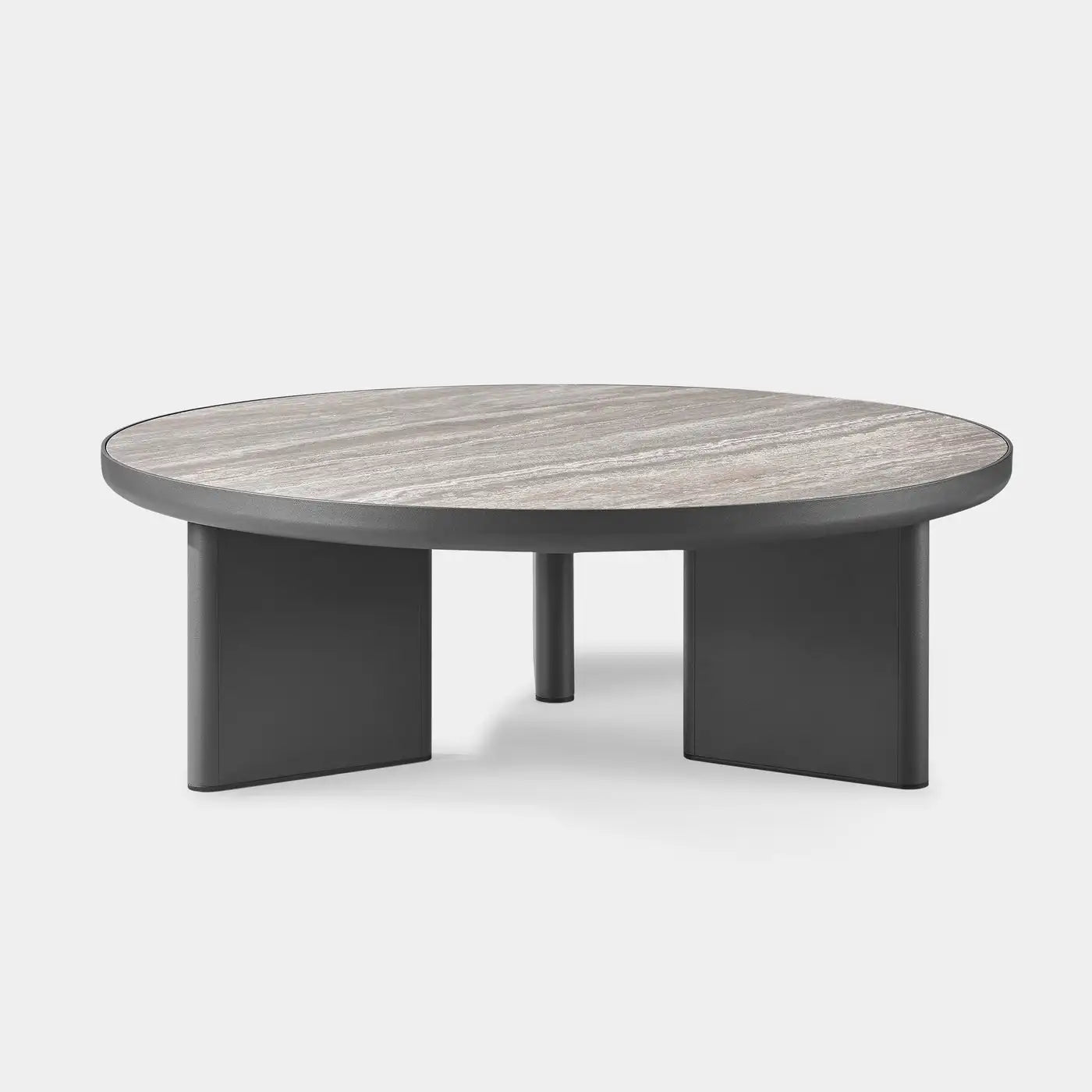 Round Coffee Table Contemporary Extruded Aluminum Furniture Alfresco Outdoor Living Australia