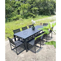 Custom Aluminium Dining Set Modern Architectural Alfresco Outdoor Living Australia