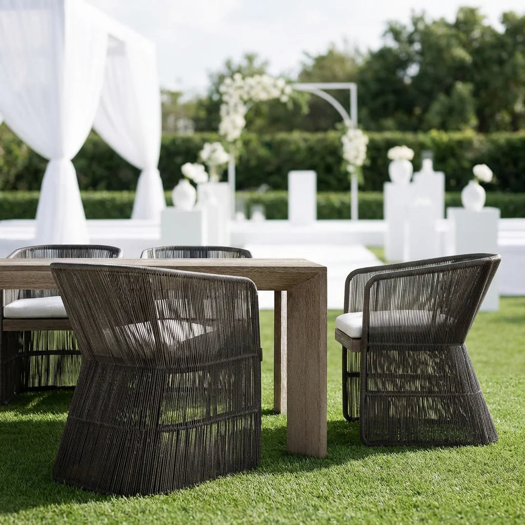 Custom Outdoor Dining Table 6 Seater Teak Alfresco Outdoor Living Australia