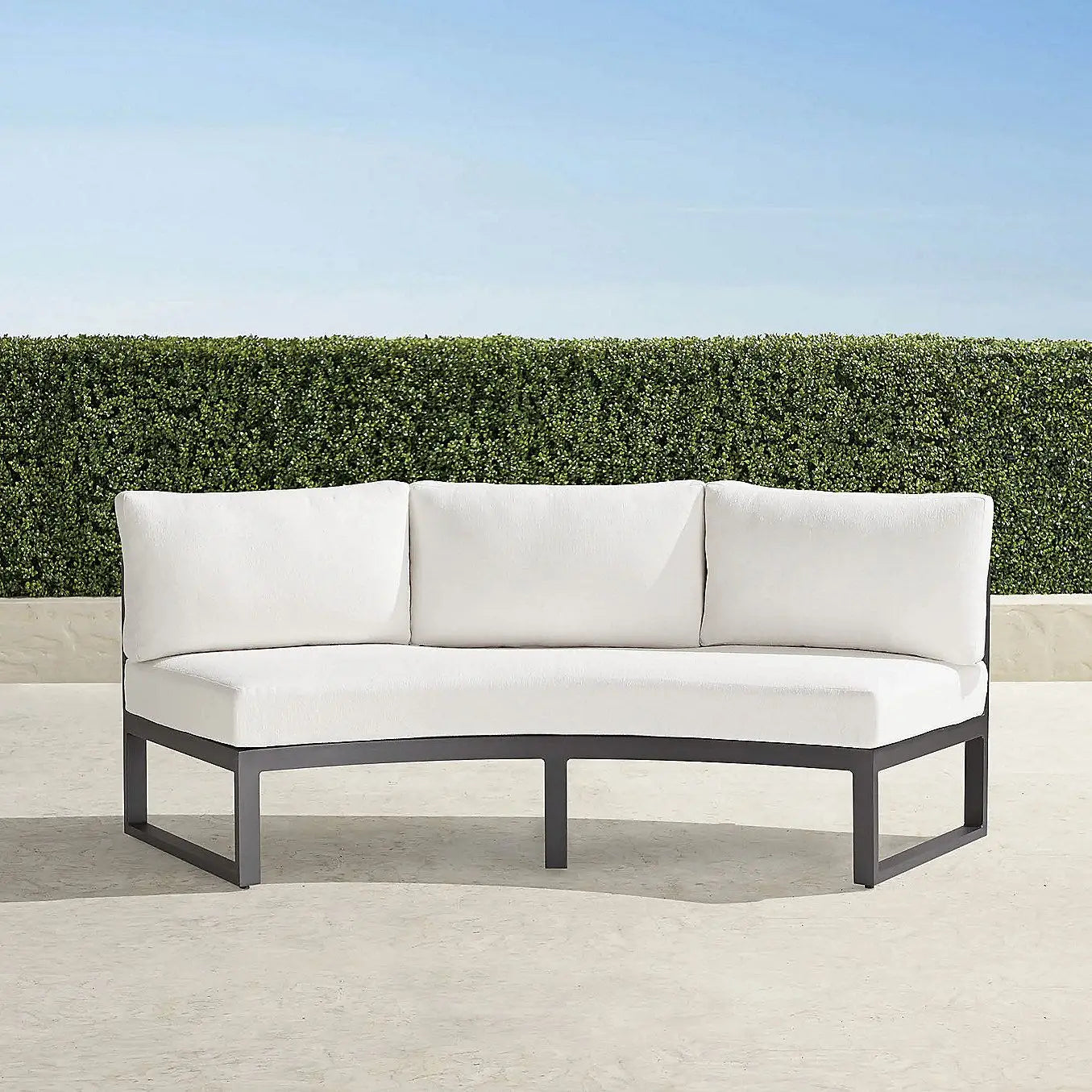 Custom Outdoor Furniture Curved Sectional Aluminium Alfresco Outdoor Living Australia