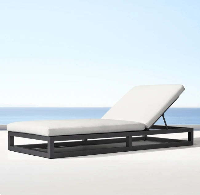 Outdoor Chaise Lounger Contemporary Aluminum Alfresco Outdoor Living Australia