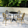 4 Seater Aluminum Dining Set Contemporary Alfresco Outdoor Living Australia