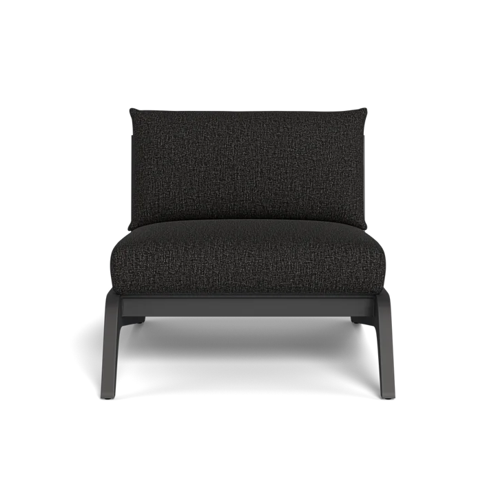 Modular Aluminium Single Seat Sofa Section Contemporary Alfresco Outdoor Living Australia