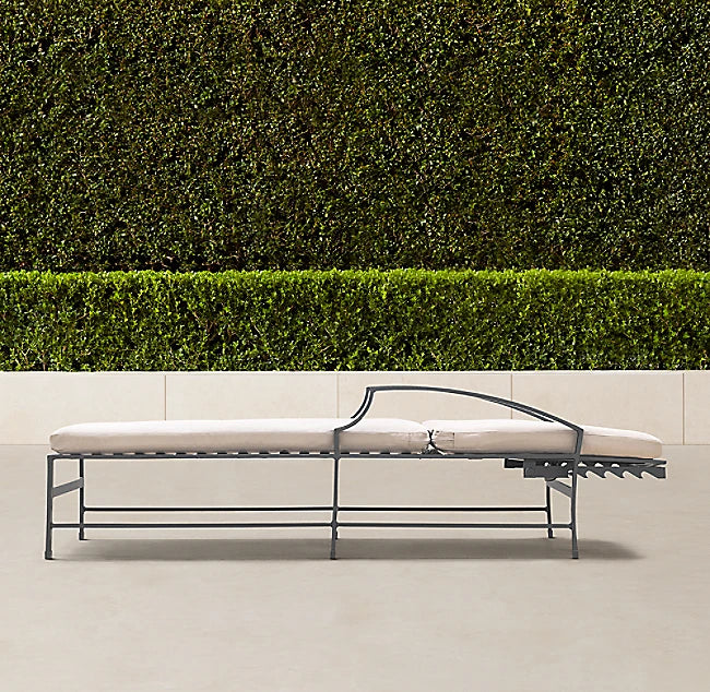 Designer Sun Lounger Contemporary Aluminium Alfresco Outdoor Living Australia