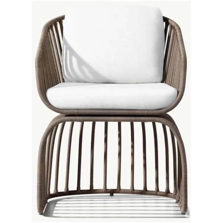 Rope Woven Outdoor Dining Chair Aluminum Alfresco Outdoor Living Australia