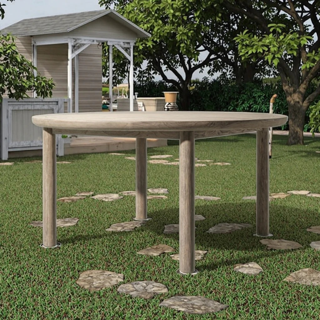 Custom Outdoor Furniture Round Dining Table Alfresco Outdoor Living Australia