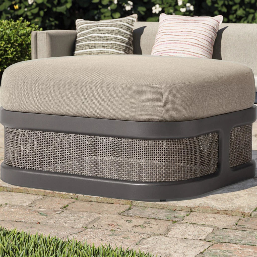 Custom Outdoor Furniture Ottoman Stool Modern Alfresco Outdoor Living Australia