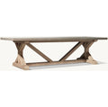 Custom Concrete & Teak Dining Table Alfresco Outdoor Living Australia