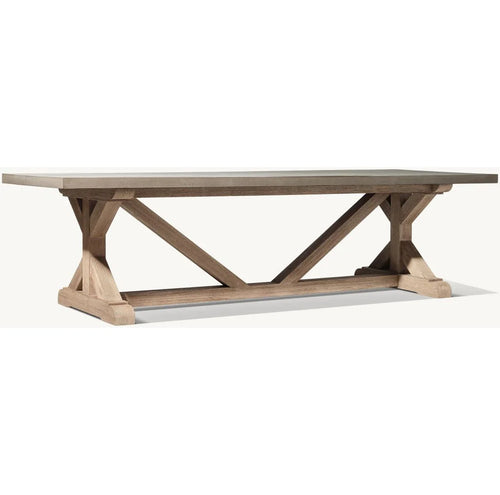 Custom Concrete & Teak Dining Table Alfresco Outdoor Living Australia