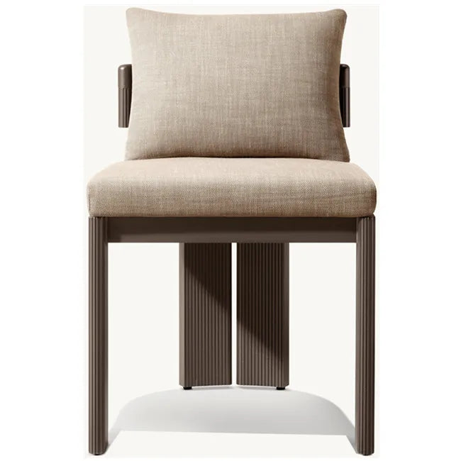 Custom Outdoor Furniture Modern Armless Chair Aluminium Alfresco Outdoor Living Australia