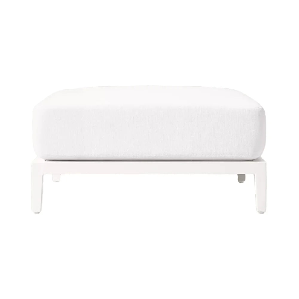 Aluminum Outdoor Ottoman Minimalist Square Alfresco Outdoor Living Australia