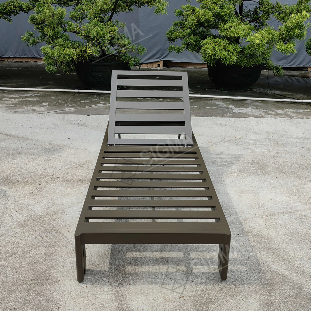 Custom Outdoor Furniture Aluminum Chaise Lounger Architectural Alfresco Outdoor Living Australia