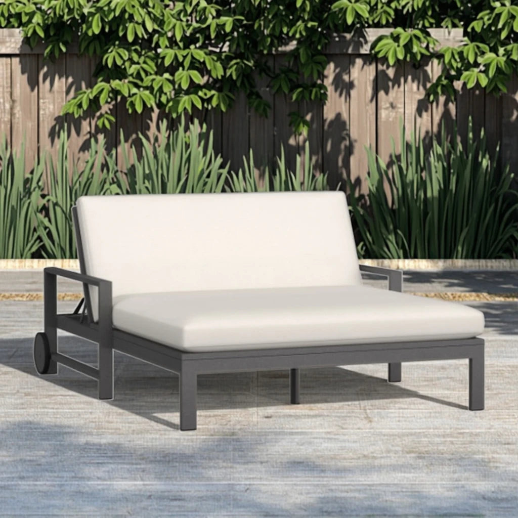 Custom Outdoor Furniture Double Seat Daybed Aluminum Alfresco Outdoor Living Australia