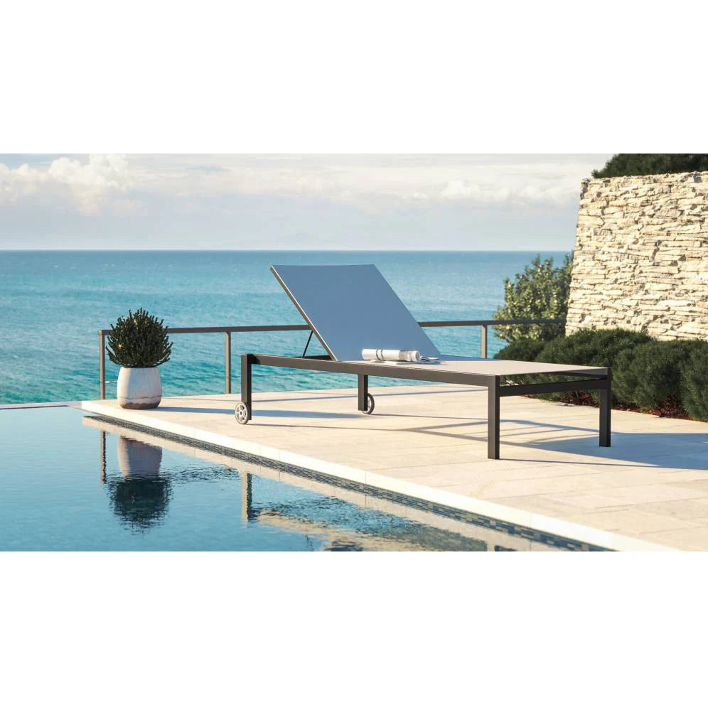 Modern Designer Sun Lounger Contemporary Aluminum Alfresco Outdoor Living Australia