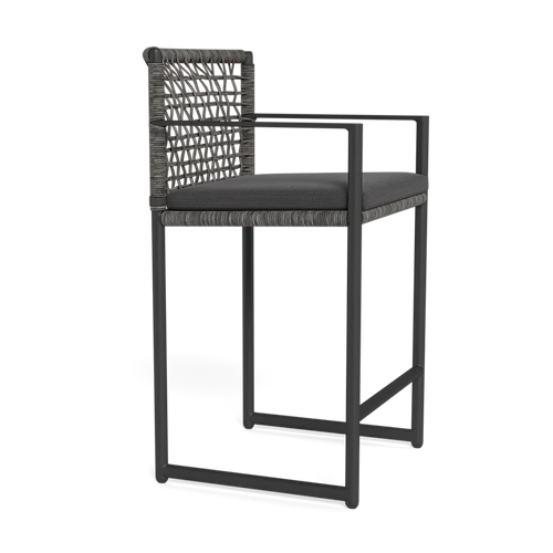 Custom Aluminum Rattan Bar Chair Modern Architectural Alfresco Outdoor Living Australia
