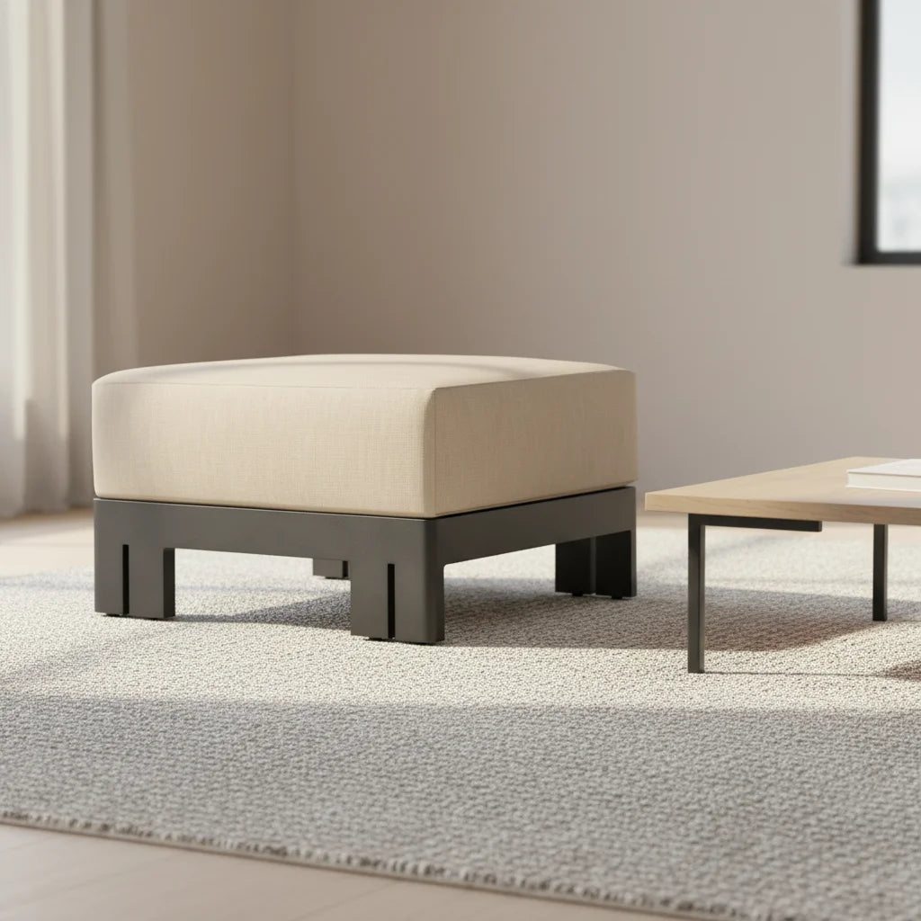 Custom Outdoor Furniture Ottoman Minimalist Aluminium Alfresco Outdoor Living Australia