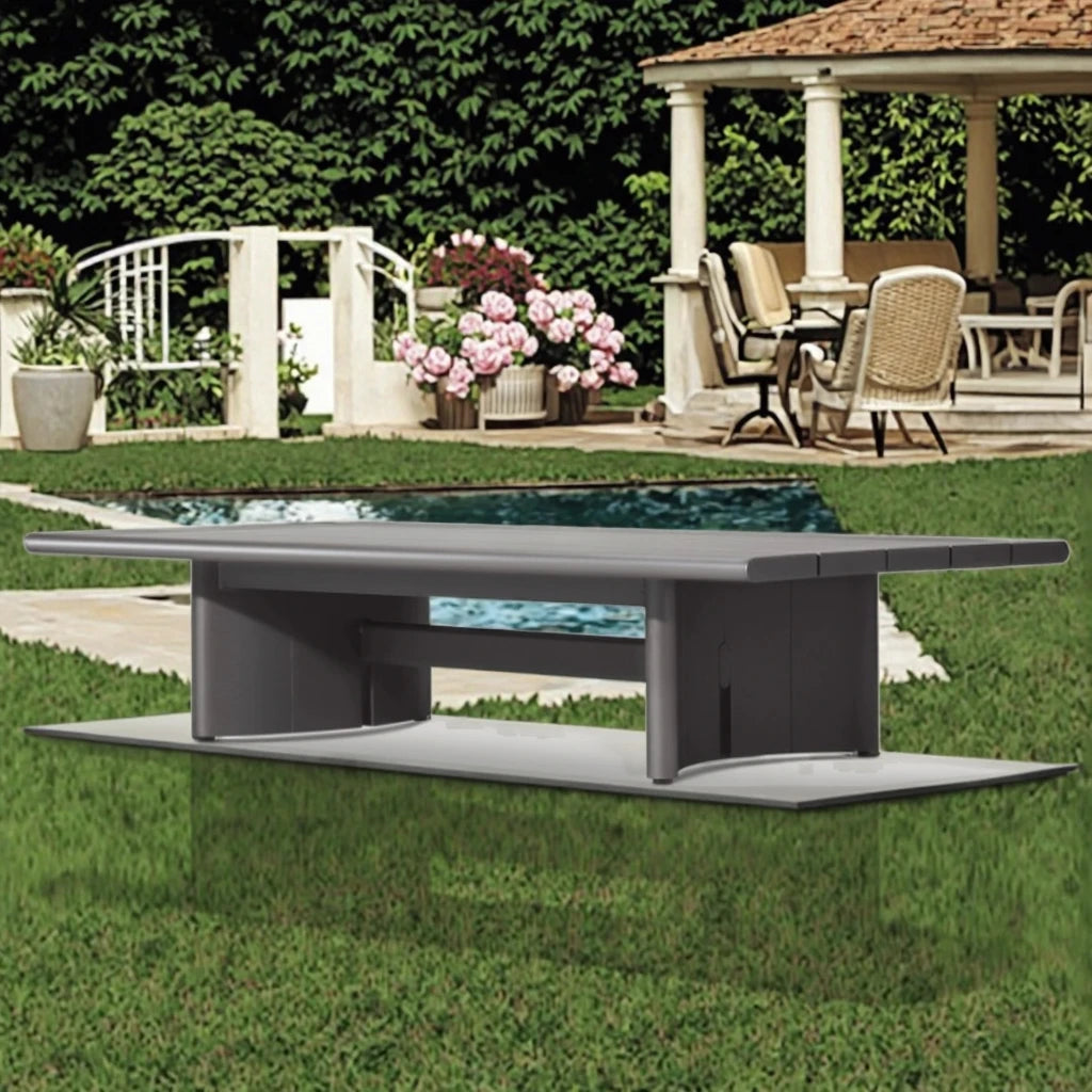 Custom Outdoor Coffee Table Sculptural Aluminum Alfresco Outdoor Living Australia