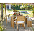 Custom Teak Outdoor Dining Set Wide Alfresco Outdoor Living Australia