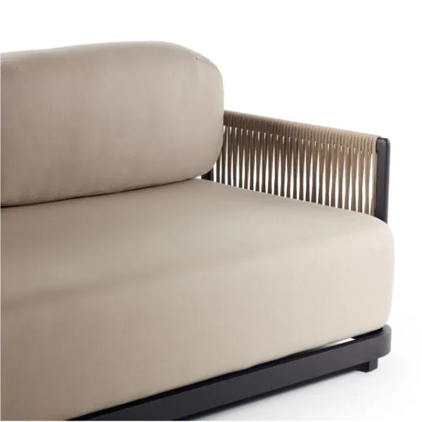 Custom Aluminum Sofa Rope Weave 3 Seater Alfresco Outdoor Living Australia