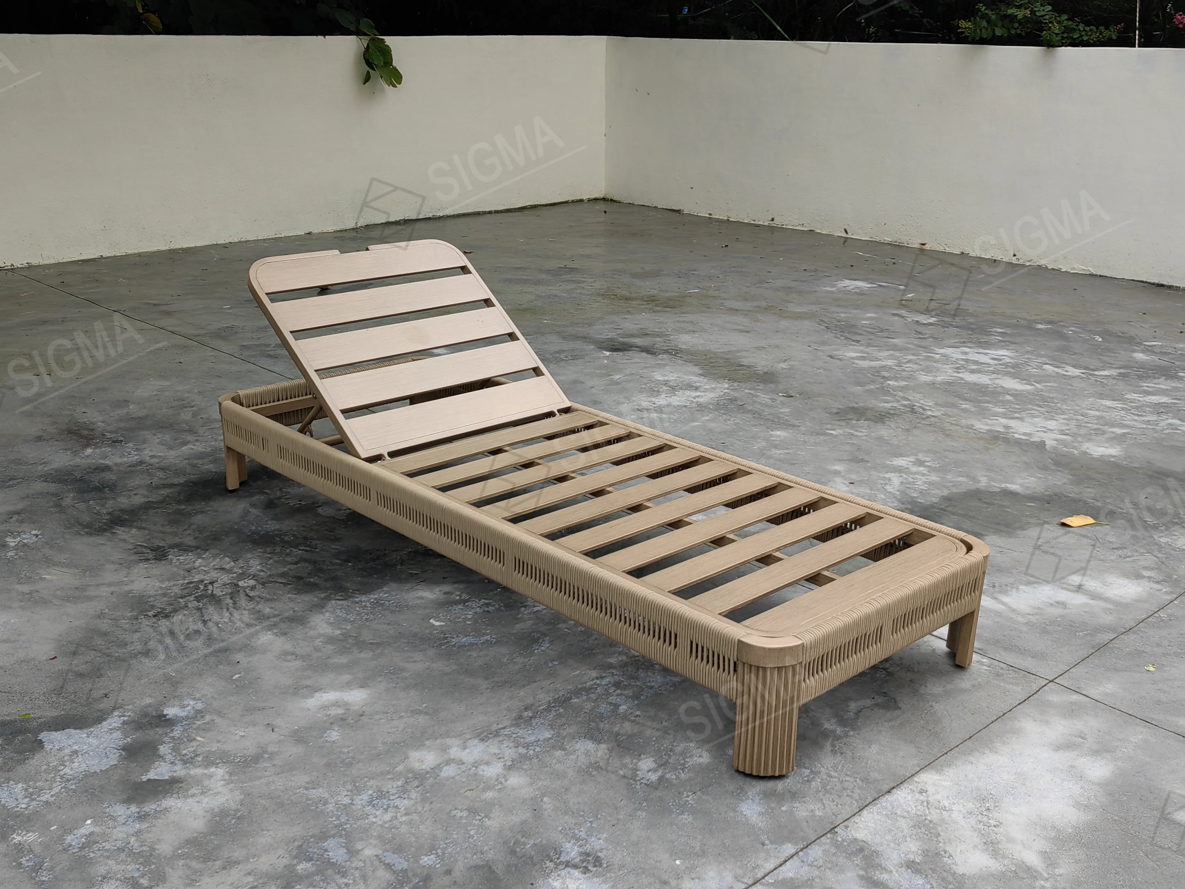 Custom Outdoor Furniture Sun Lounger Modern Handcrafted Rope Alfresco Outdoor Living Australia