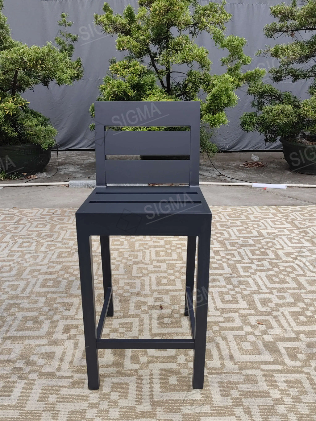 Contemporary Aluminum Outdoor Counter Stool Alfresco Outdoor Living Australia