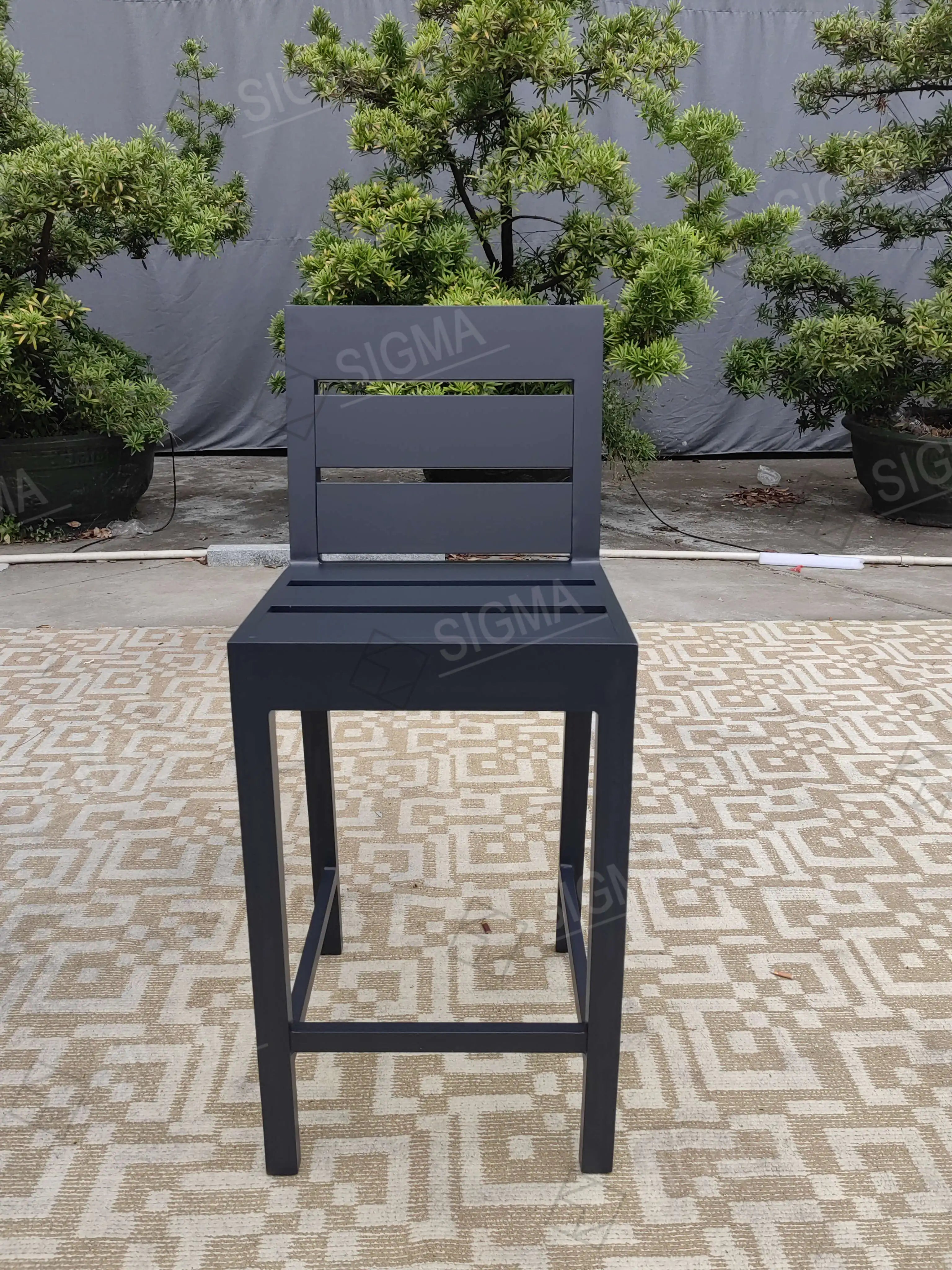 Contemporary Aluminum Outdoor Counter Stool Alfresco Outdoor Living Australia