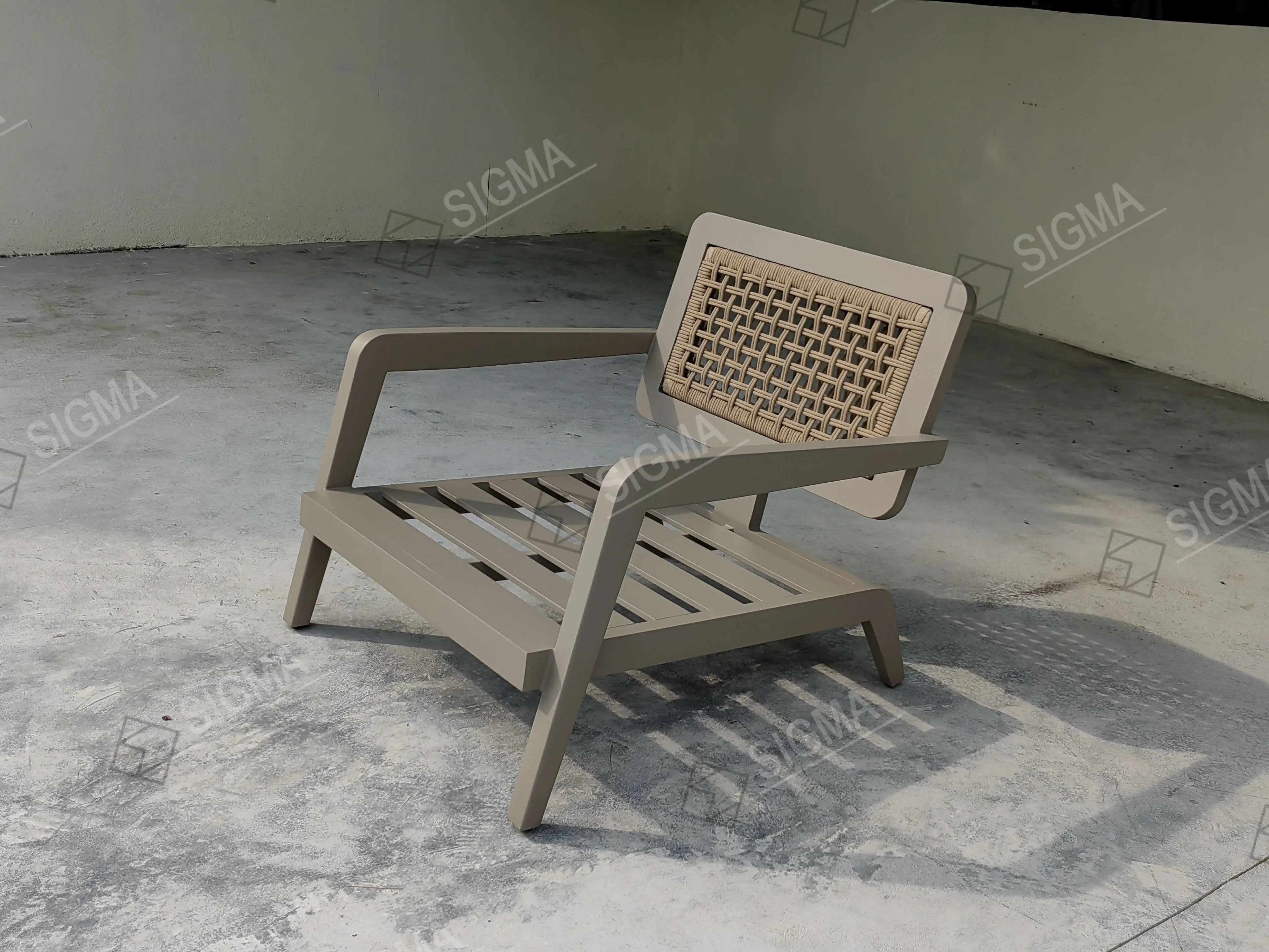 Designer Outdoor Furniture Single Chair Aluminum Alfresco Outdoor Living Australia