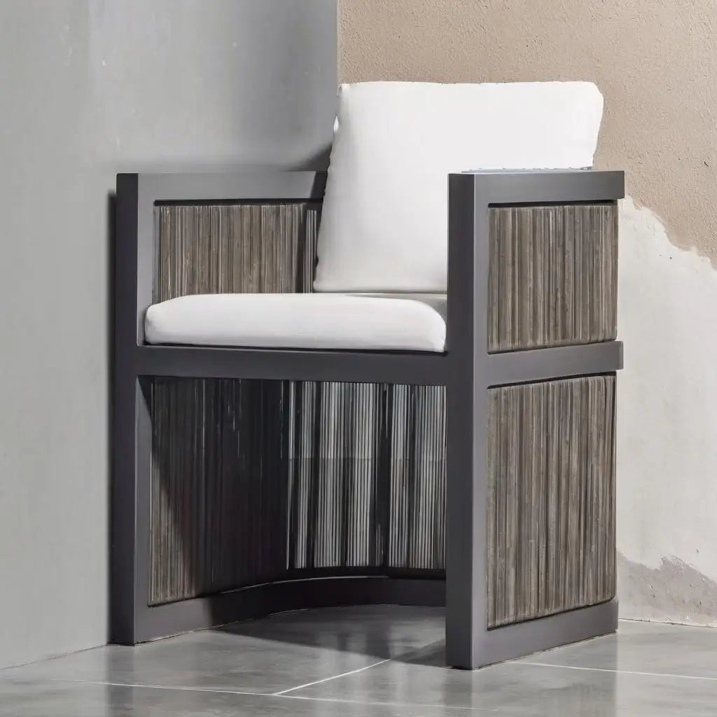 Custom Outdoor Armchair Minimalist Modern Teak Alfresco Outdoor Living Australia