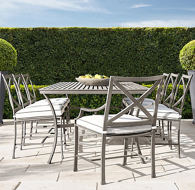 Custom Outdoor Dining Set Aluminum Table and Chairs Alfresco Outdoor Living Australia