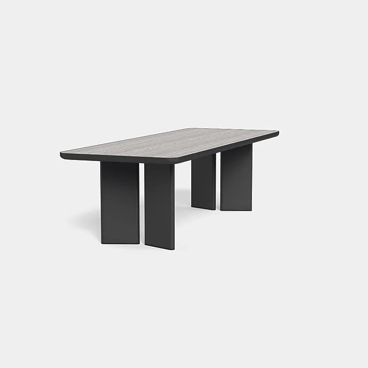 Custom Outdoor Dining Table Powder Coated Aluminium Alfresco Outdoor Living Australia